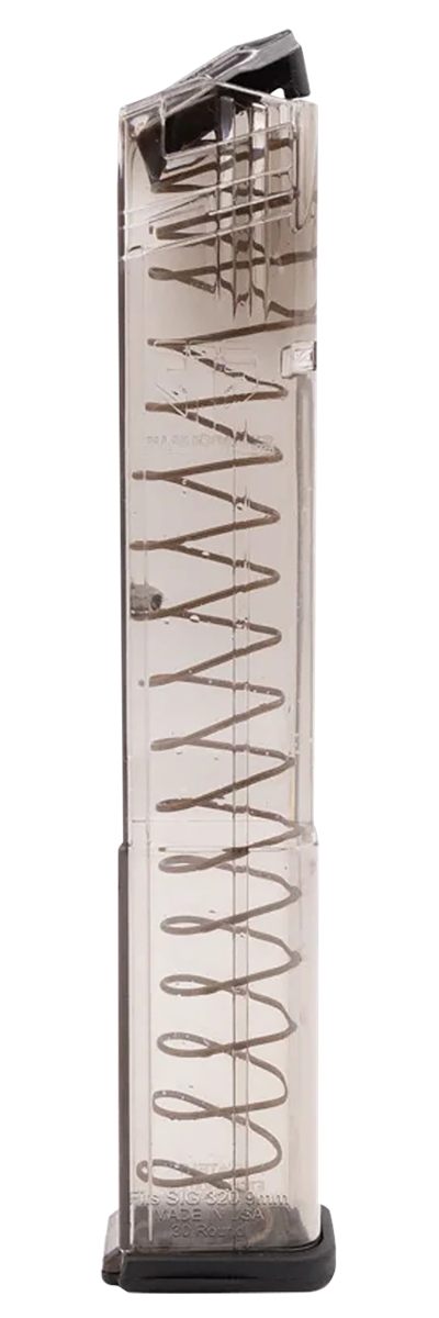ETS Group SG932030 Pistol Mags Clear Detachable 30rd 9mm Luger for Sig P320