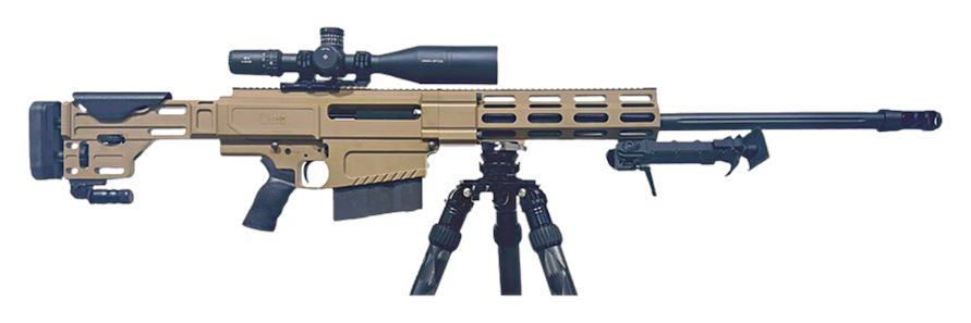 HM Defense Max 50 BMG 10+1 29.25in Black Match Grade Threaded Barrel, FDE C