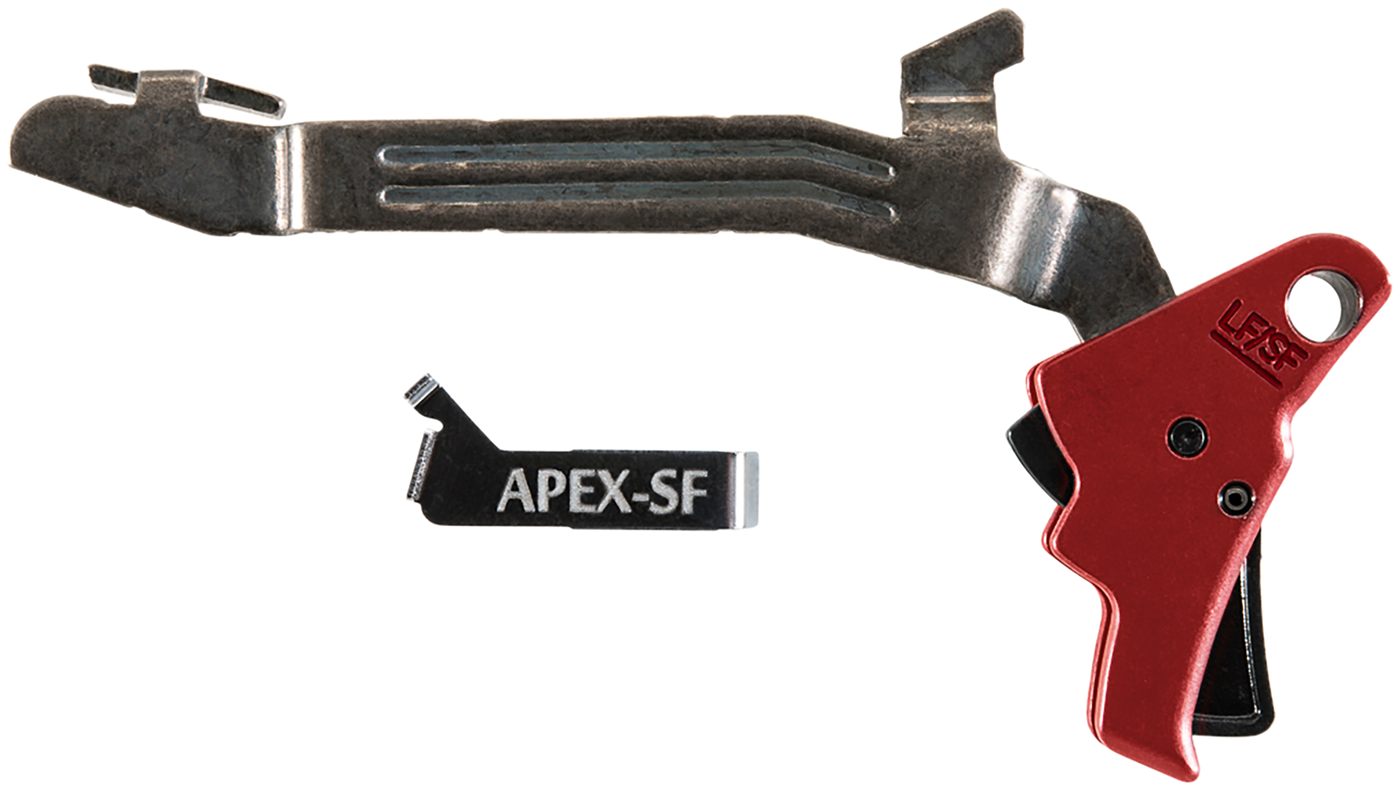 Apex Tactical Specialties 102157 Action Enhancement Black/Red Drop-In Trigg