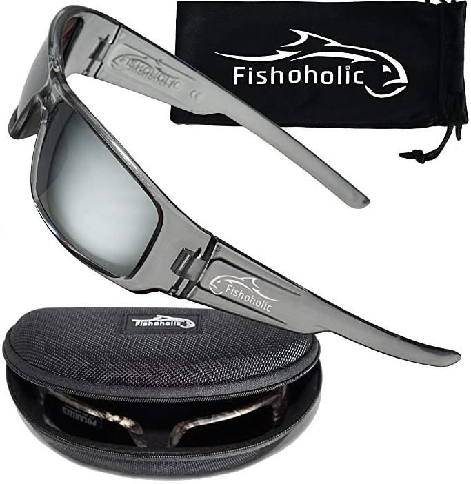 Fishoholic Polarized Fishing Sunglasses UV400 (14 Options) Gift with Hard C view 2