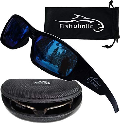 Fishoholic Polarized Fishing Sunglasses UV400 (14 Options) Gift with Hard C view 2