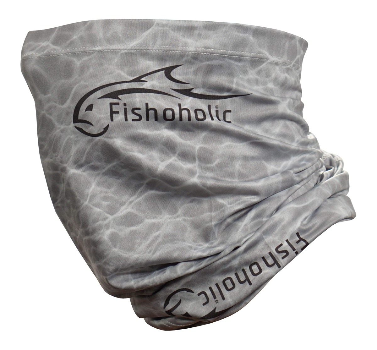 Fishoholic Fishing Face Mask Neck Gaiter Hunting Buff - 3 Colors - UPF50+ S