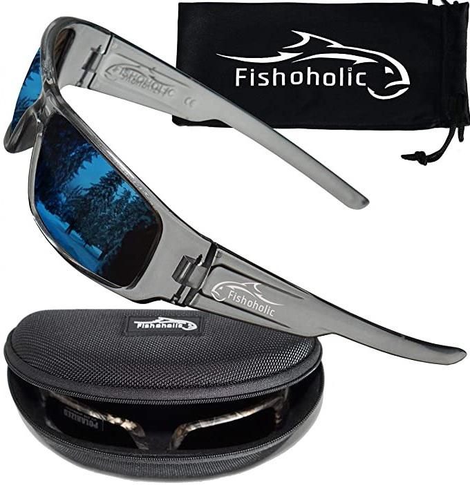 Fishoholic Polarized Fishing Sunglasses UV400 (14 Options) Gift with Hard C view 2