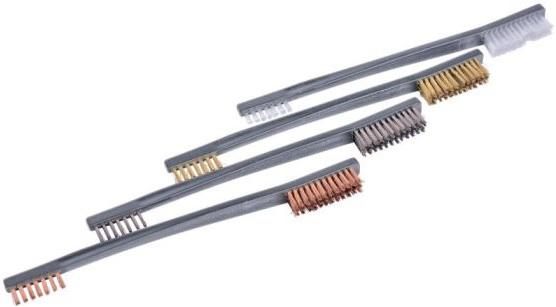 Breakthrough Double Ended Brush Set- Nylon/bronze/brass/stainless Steel (4p