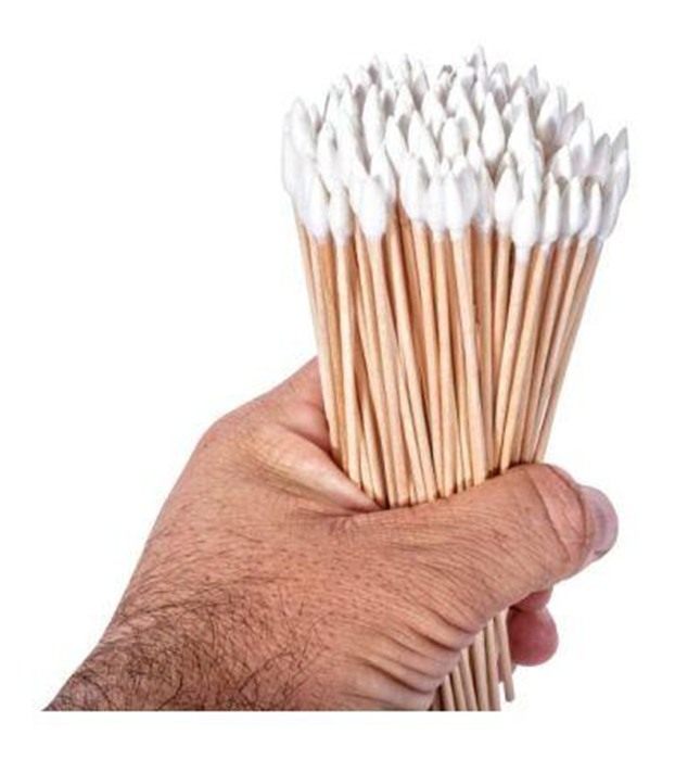 Breakthrough Clean Technologies Cotton Swabs 6in White 200/ct view 2