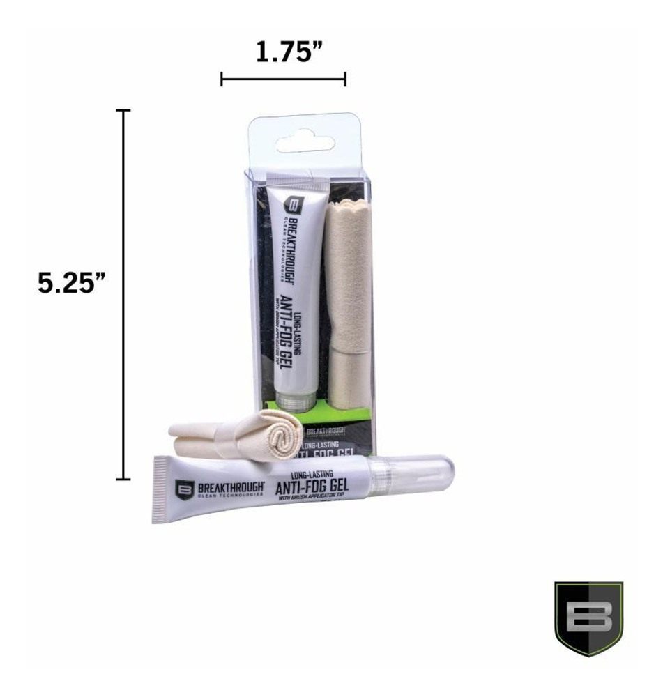 Breakthrough Clean Technologies Anti-Fog Lens Gel Kit with Cloth view 3