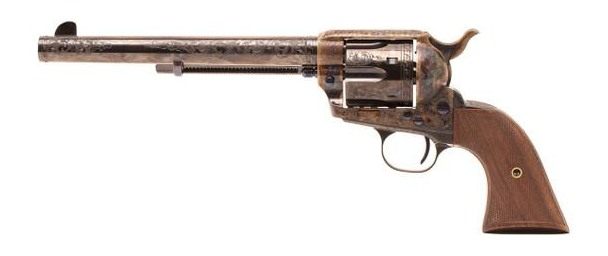 Standard Manufacturing SAA Case Colored Revolver .45 LC 6rd Capacity 7.5in view 3