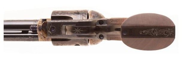 Standard Manufacturing SAA Case Colored Revolver .45 LC 6rd Capacity 7.5in view 6