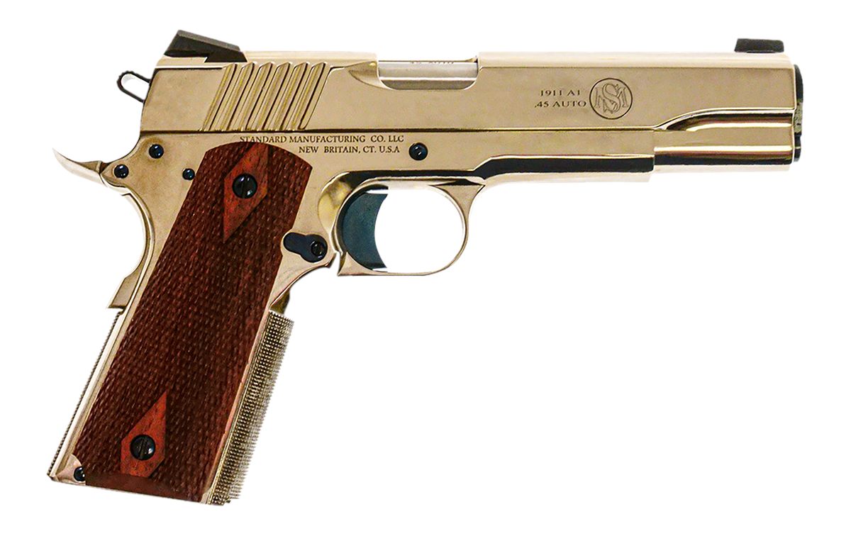 Standard Mfg 1911 Full Size 45 ACP 7+1 5in Stainless Match Grade Barrel, Ni