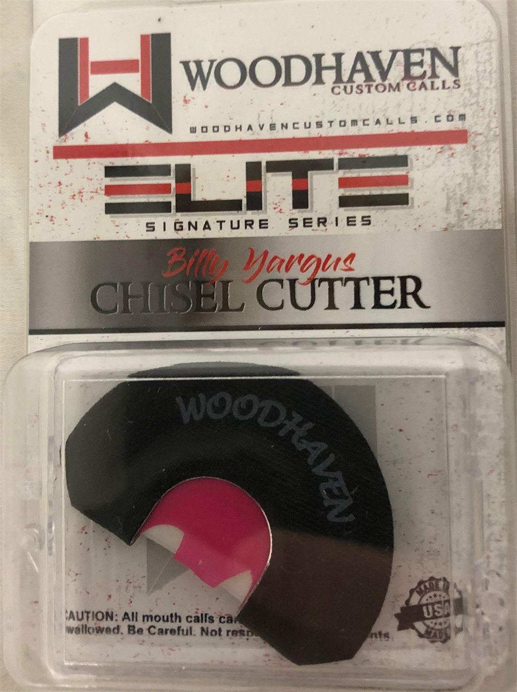 Woodhaven Calls Elite Signature Series Billy Yargus Chisel Cutter- WH332