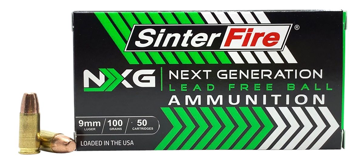 Sinterfire SF9100NXG Next Generation (NXG) 9mmLuger 100gr Lead Free Ball 50