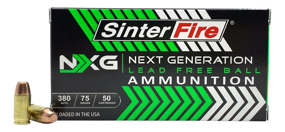 Sinterfire SF38075NXG Next Generation (NXG) 380ACP 75gr Lead Free Ball 50 P