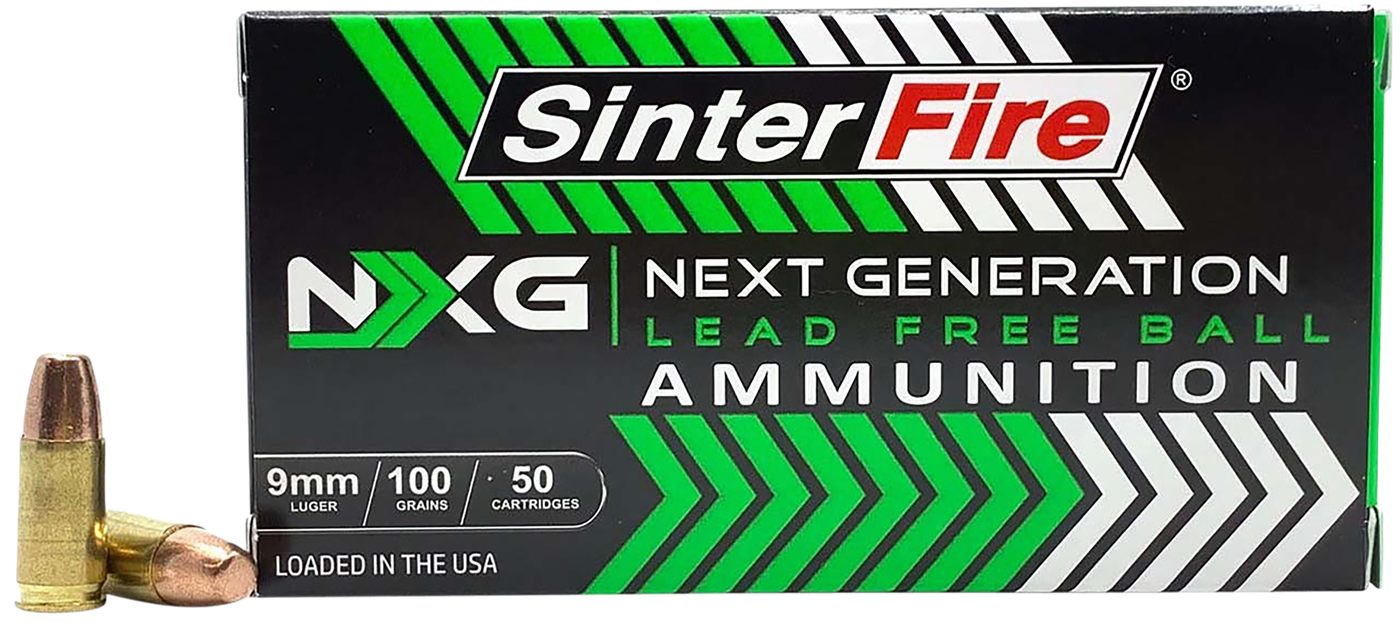 Sinterfire SF9100NXGLF9mm Luger 100gr 50 Per Box/20 Case