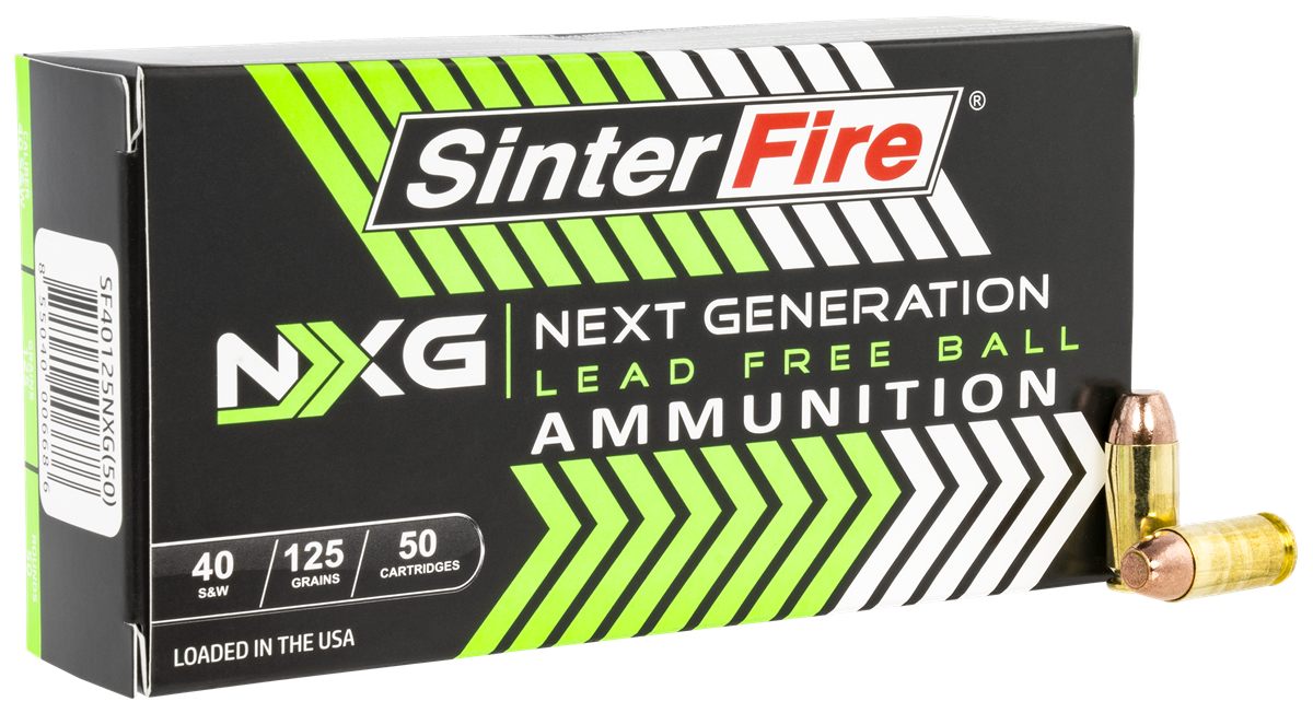 Sinterfire SF40125NXG Next Generation (NXG) 40S W 125gr Lead Free Ball 50 P