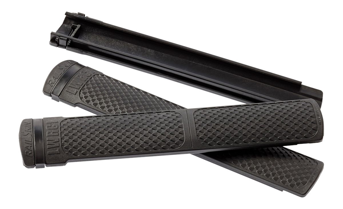 LWRC 2000071A01 Railskins  Black Polymer 6.25" Long