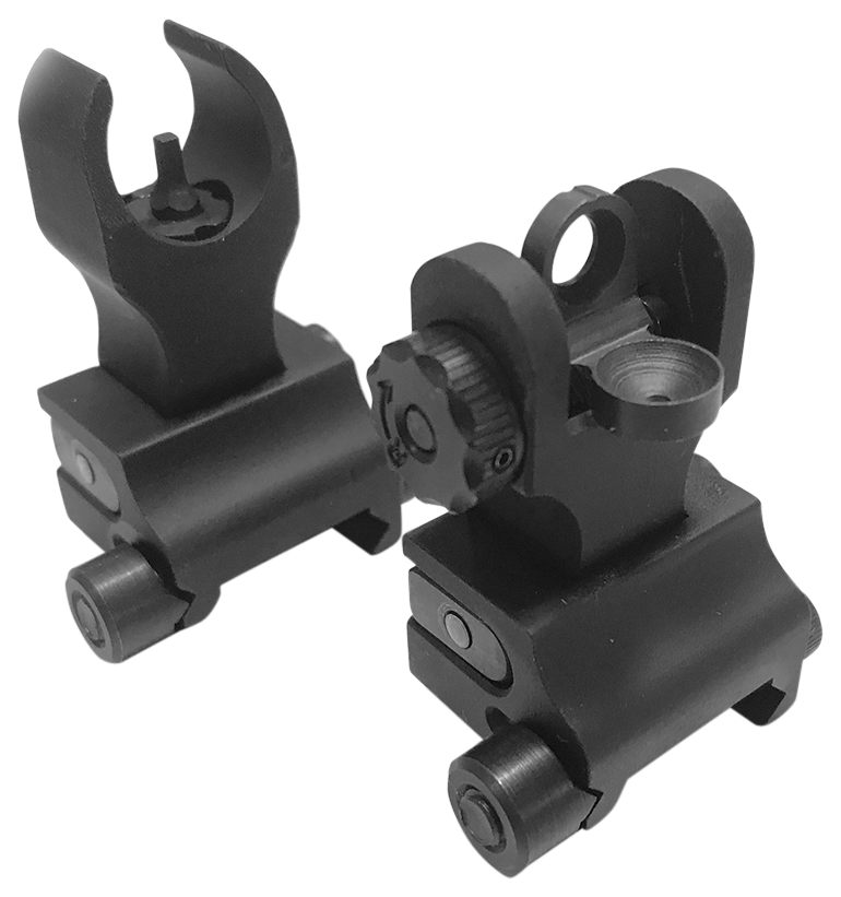 Samson Manufacturing Ffsfrspkg Sight Set Black Anodized Folding HK Front, A