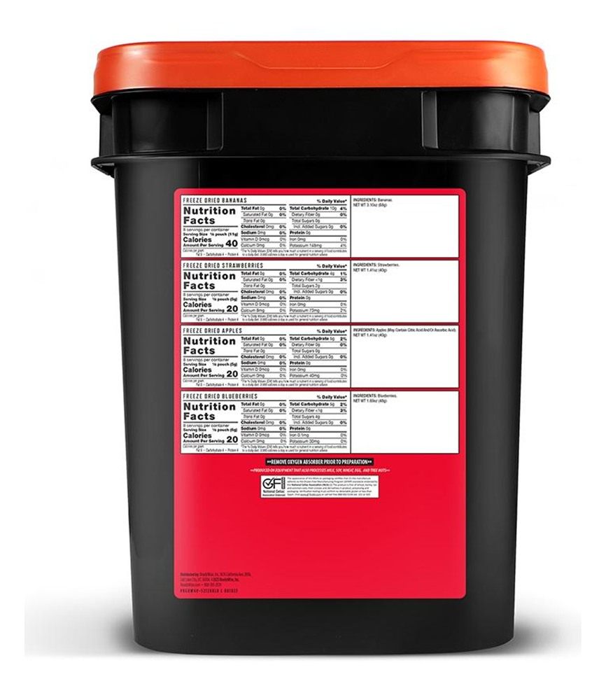 ReadyWise Wise Foods RW4052120 Emergency Supplies Freeze Dried Fruit 120 Se view 5