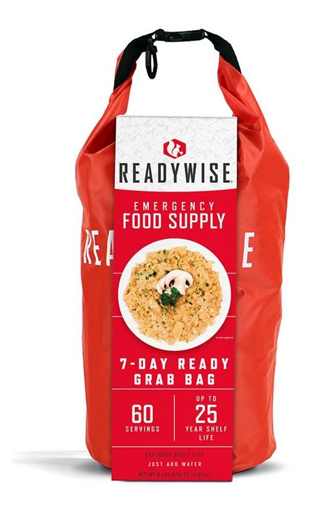 Wise Foods ReadyWise RW10641 7 Day Emergency Grab Bag 60 Servings, 10 Mylar view 2