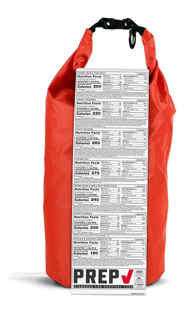 Wise Foods ReadyWise RW10641 7 Day Emergency Grab Bag 60 Servings, 10 Mylar view 3
