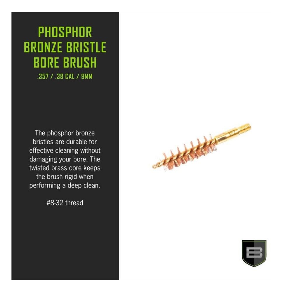 Breakthrough Clean Technologies Phosphorus Bronze Bristle Bore Brush 357/.3 view 2