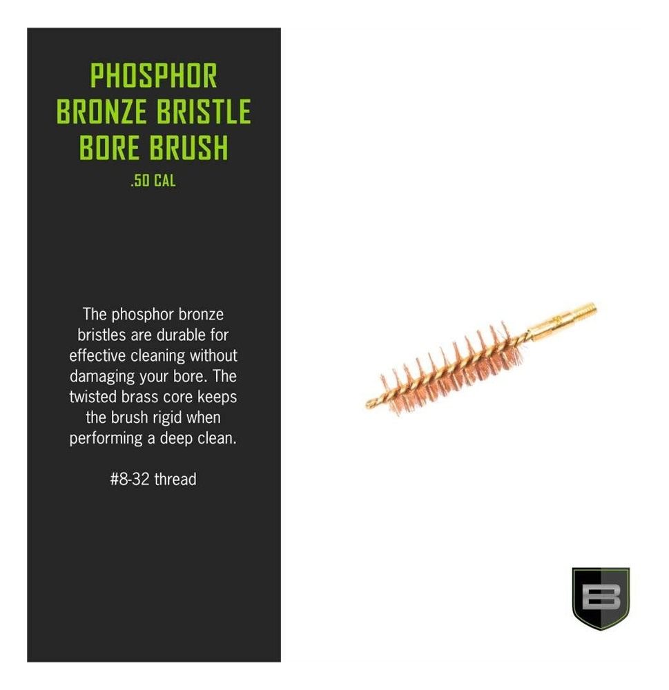 Breakthrough Clean Technologies Phosphorus Bronze Bristle Bore Brush .50 Ca view 2