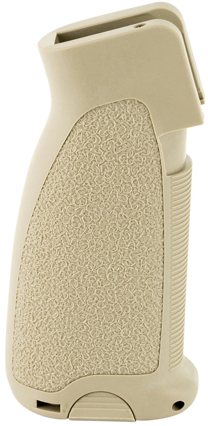 Bravo BCM GFGMOD0FDE Grip Mod 0 Made of Flat Dark Earth Polymer With Storag