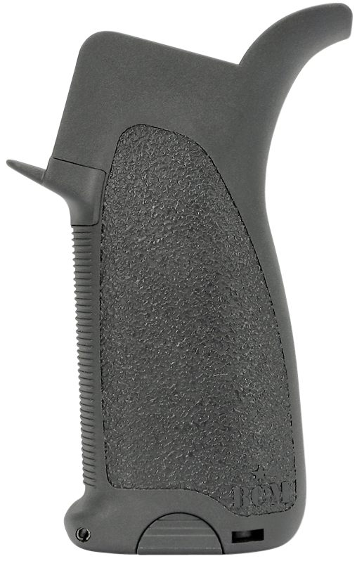 Bravo BCM GFGMOD1BLK Grip Mod 1 Made of Black Polymer With Storage Compartm