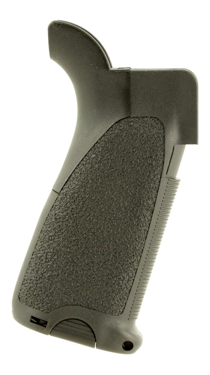 Bravo BCM GFGMOD2BLK Grip Mod 2 Made of Black Polymer With Storage Compartm