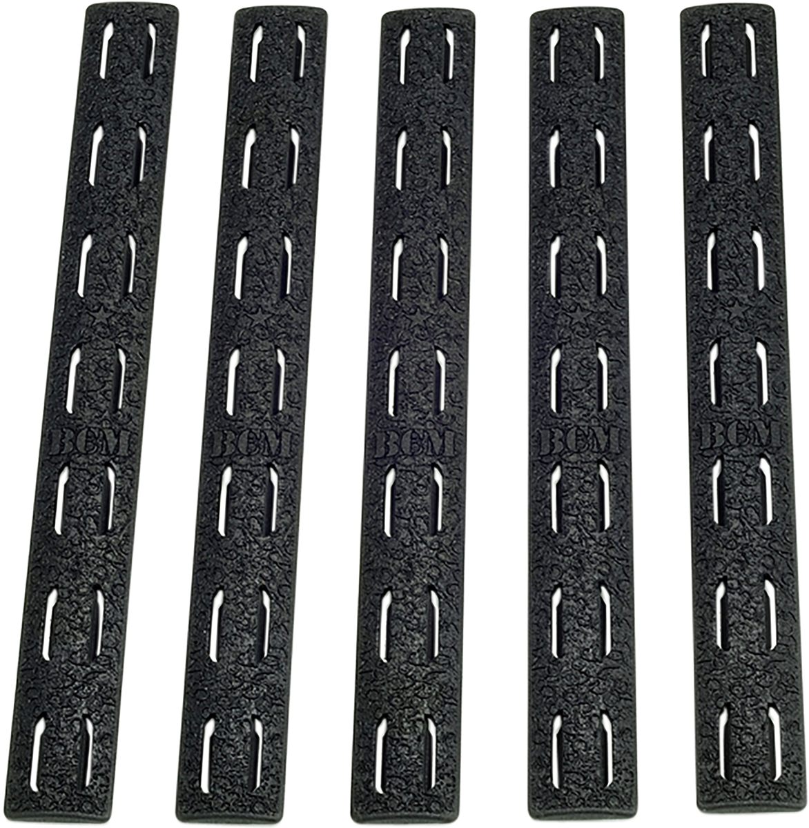 Bravo BCM KMRRPBLK5 Rail Panel Kit AR Platform KeyMod 5.55in Black Polymer