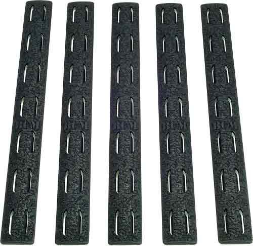 Bravo BCM KMRRPBLK5 Rail Panel Kit AR Platform KeyMod 5.55in Black Polymer view 2