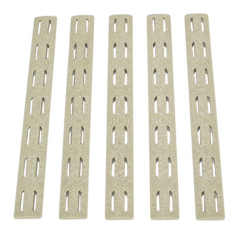 Bravo BCM KMRRPFDE5 KeyMod Rail Panel Kit AR-15 Flat Dark Earth Polymer 5 P
