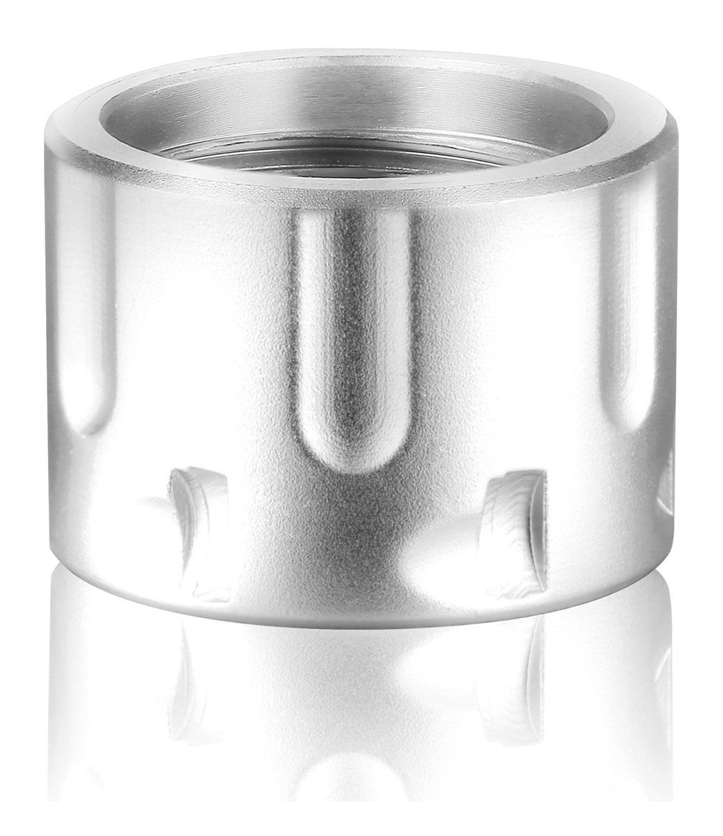 Backup Tactical 1/2X28 Revolver Cylinder Thread Protector, Silver