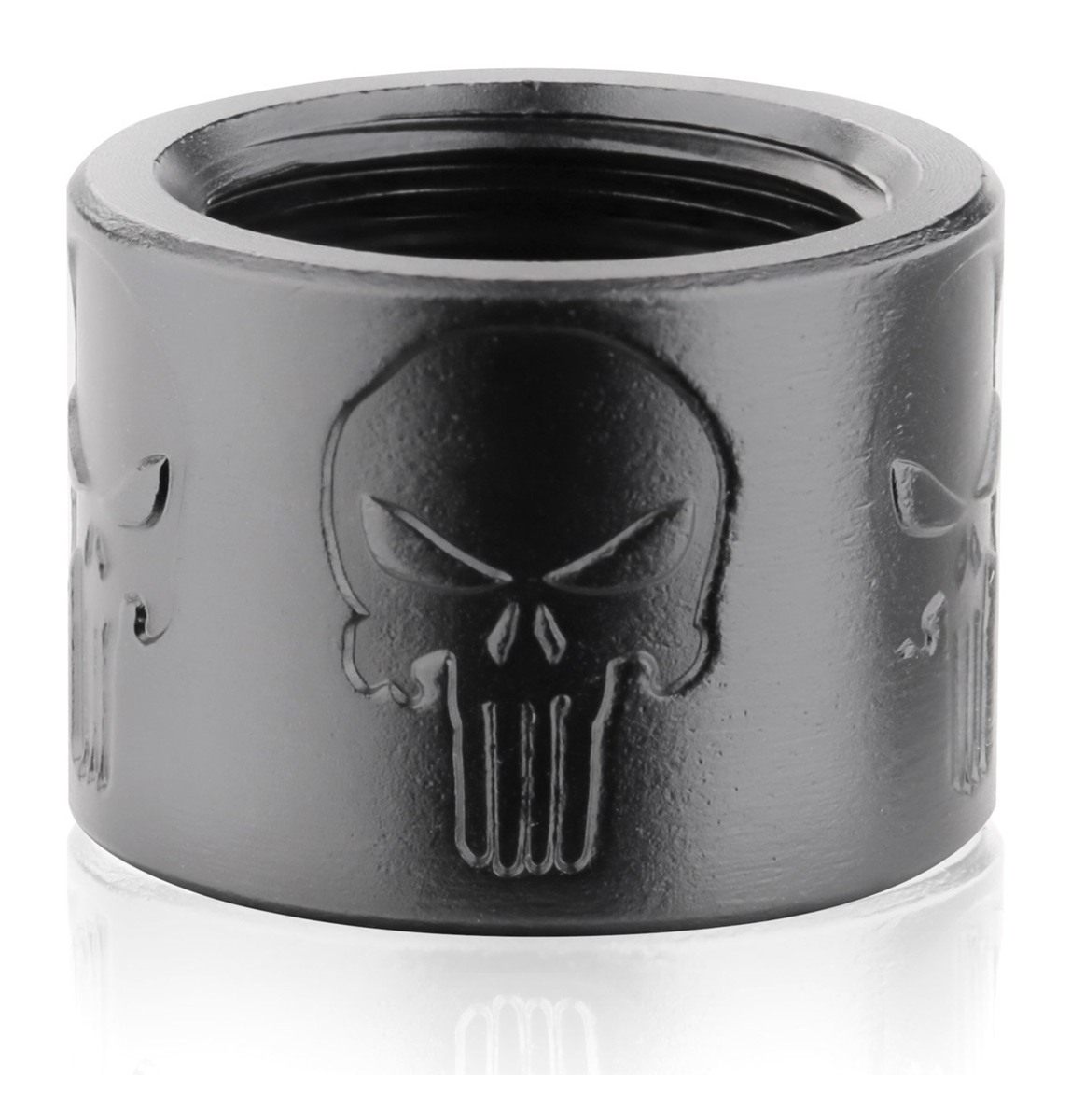Backup Tactical 1/2X28 Skull X Thread Protector, Black