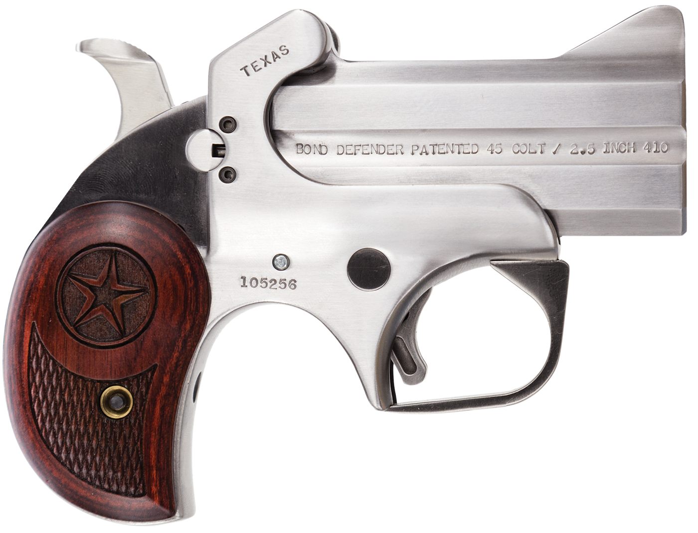 Bond Arms Batd Texas Defender 45 Colt (LC)/410 Gauge 2rd 3in Barrel, Stainl
