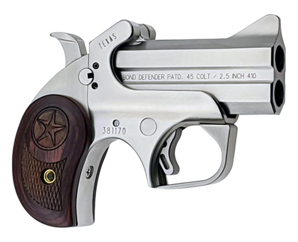 Bond Arms Batd Texas Defender 45 Colt (LC)/410 Gauge 2rd 3in Barrel, Stainl view 3