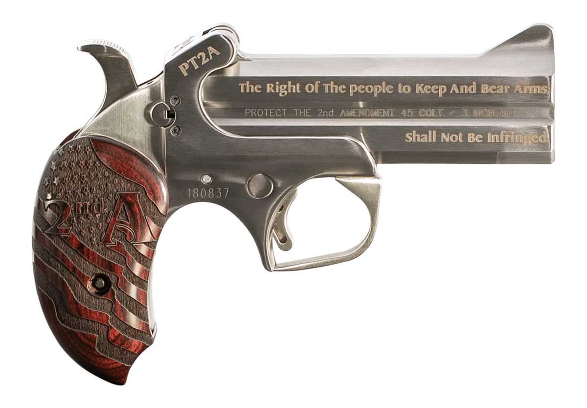 Bond Arms PT2A Protect the 2nd Amendment Derringer Single 45 Colt (LC)/410
