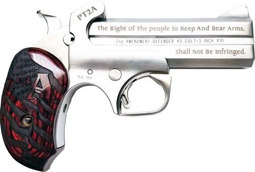 Bond Arms PT2A Protect the 2nd Amendment Derringer Single 45 Colt (LC)/410 view 3