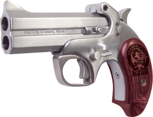 Bond Arms BASS4 Snakeslayer IV 45 Colt (LC) 2rd 4.25in Barrel, Stainless Me view 3