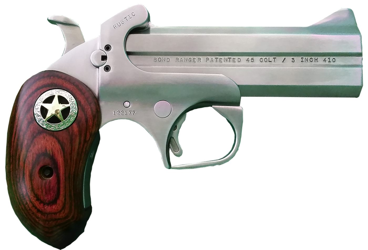 Bond Arms BARR Rustic Ranger 45 Colt (LC) 410 Gauge 2rd Shot 4.25in Matte S