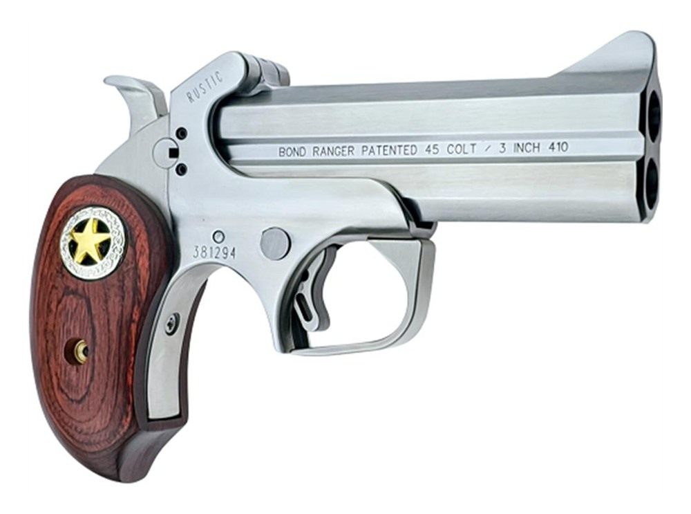 Bond Arms BARR Rustic Ranger 45 Colt (LC) 410 Gauge 2rd Shot 4.25in Matte S view 3