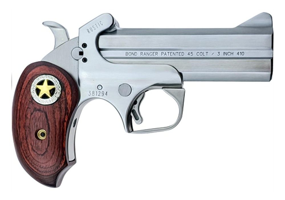 Bond Arms BARR Rustic Ranger 45 Colt (LC) 410 Gauge 2rd Shot 4.25in Matte S view 5