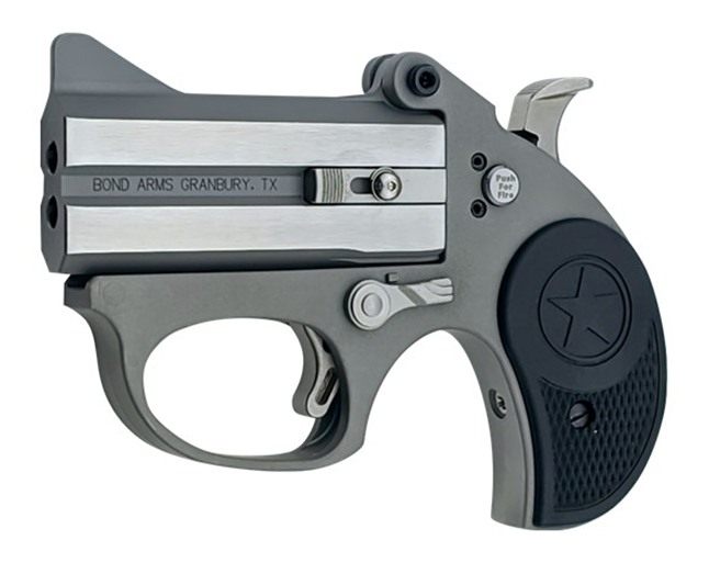 Bond Arms BASRS Stinger 22 LR 2 Shot 3in Rough Matte Stainless Steel Barrel view 2