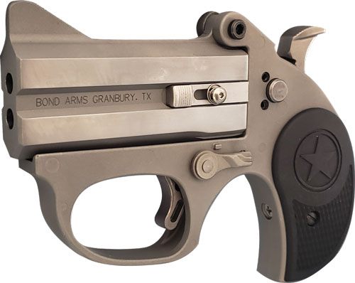 Bond Arms BASRS Stinger 22 LR 2 Shot 3in Rough Matte Stainless Steel Barrel view 3