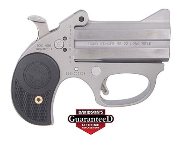 Bond Arms BASRS Stinger 22 LR 2 Shot 3in Rough Matte Stainless Steel Barrel view 4