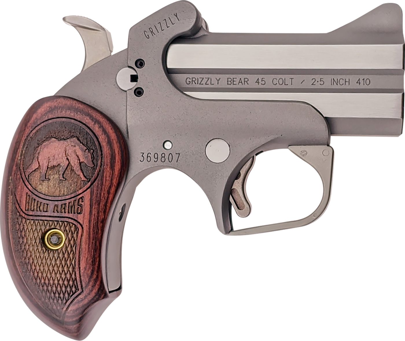 Bond Arms Bagr Grizzly 45 Colt (LC)/410 Gauge 2rd 3in Stainless Steel Doubl