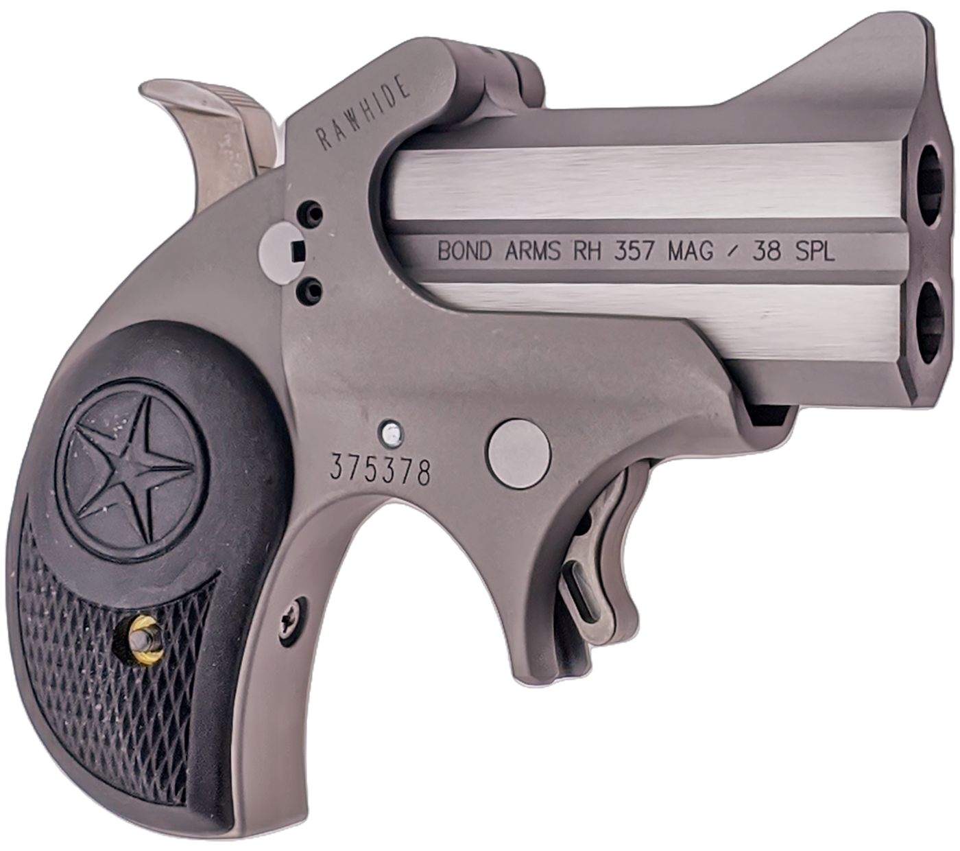 Bond Arms BARHR Rawhide 38 Special/357 Mag 2 Shot 2.50in Rough Matte Stainl