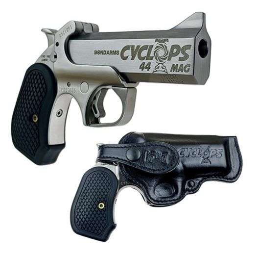Bond Arms Bacyp Cyclops Big Bore 44 Mag 1rd 4.25in Stainless Steel w/Engrav view 2