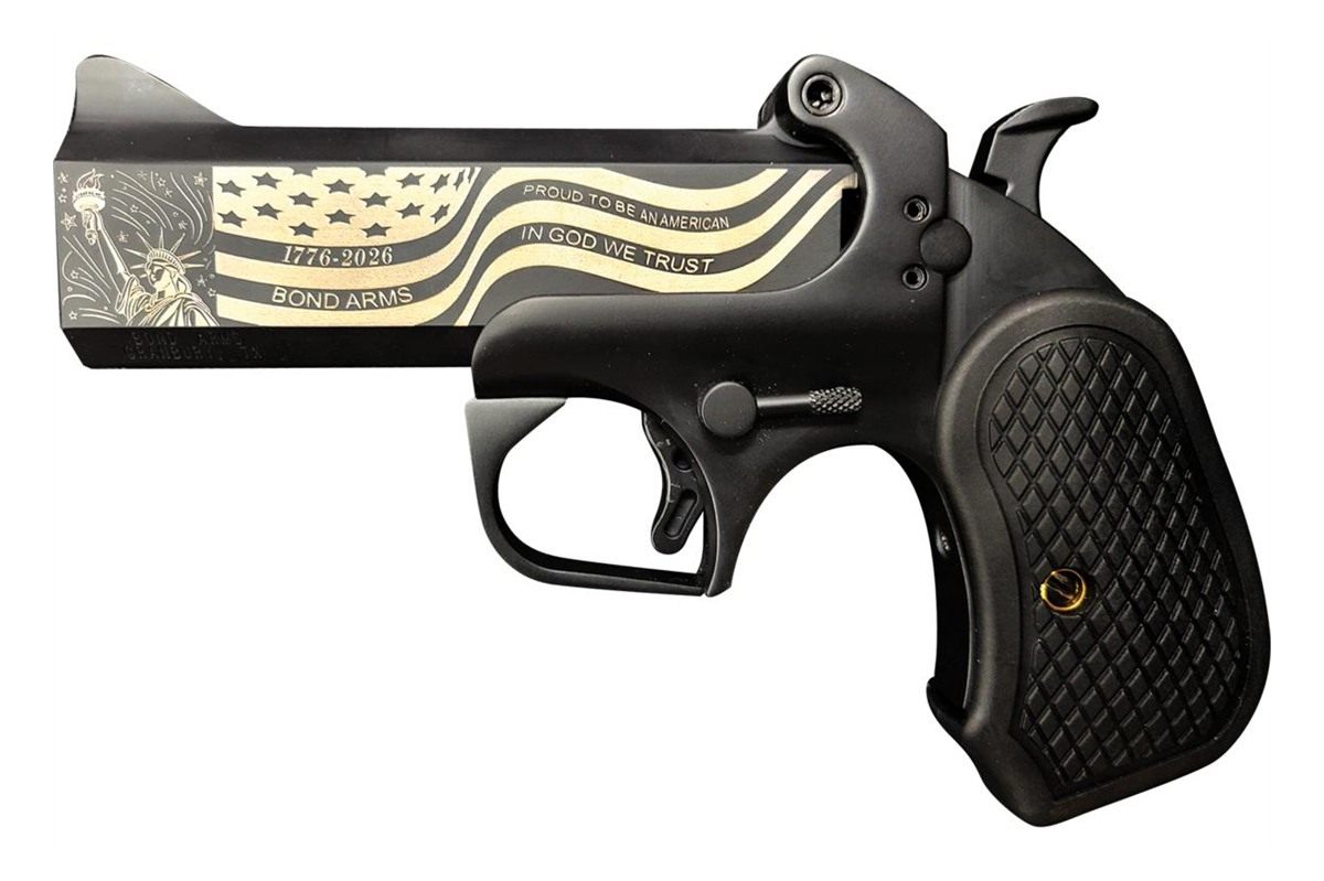 Bond Arms BA250TH-BLK-45/410 America 250th Anniversary 45 Long Colt/410 Gau