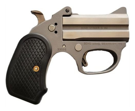 Bond Arms BAHB Honey B 9mm Luger 2rd Shot 3in Matte Stainless Steel Black E view 3