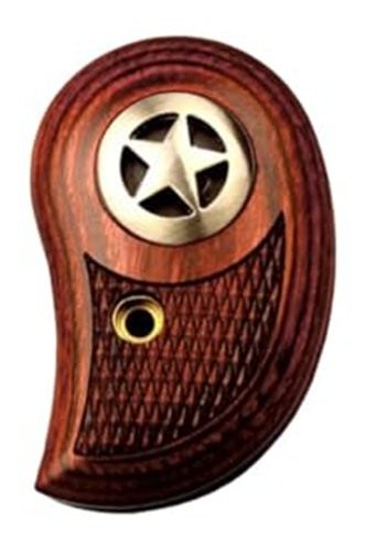 Bond Arms Grip Standard Lam. Rosewood W/Silver Star view 2